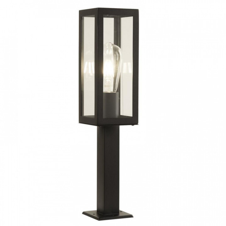 Boîte de Billets dextérieur - Métal noir & verre transparen