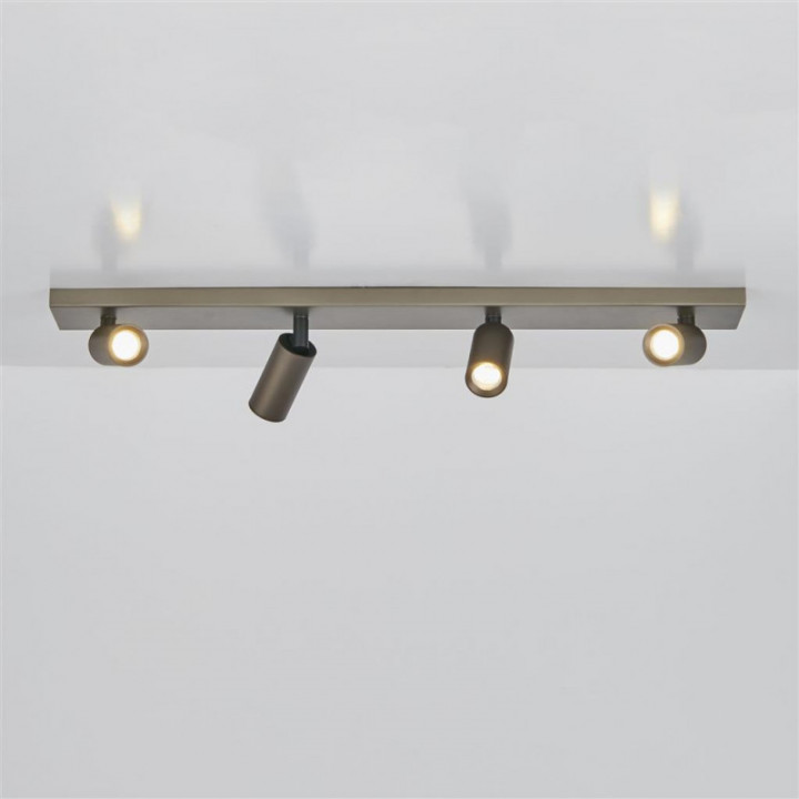 Ciara 4 barres Mini GU10 Spotlight, bronze