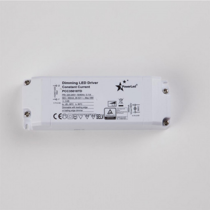 Driver à courant constant TRIAC dimmable 10-18W 350mA