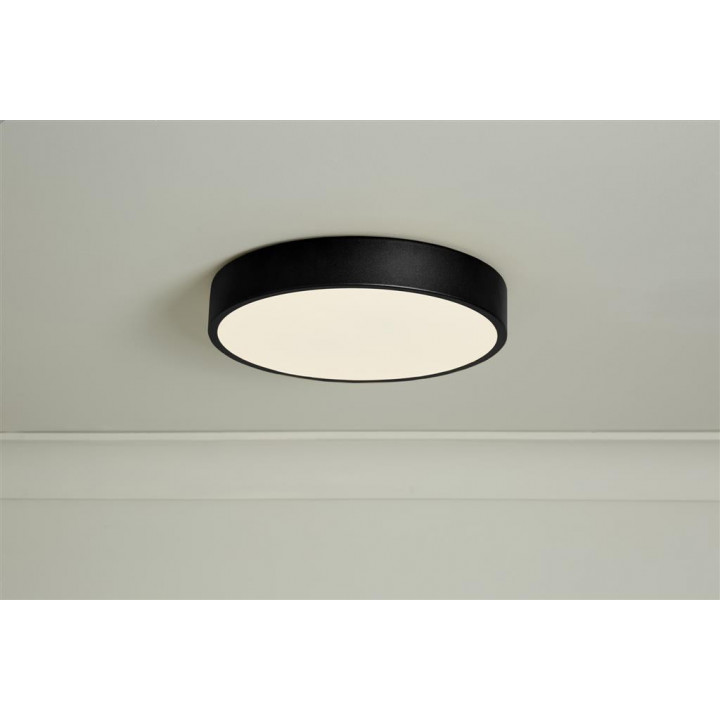 Grace 30cm plafond, 3000/4000K commutable, TRIAC, noir