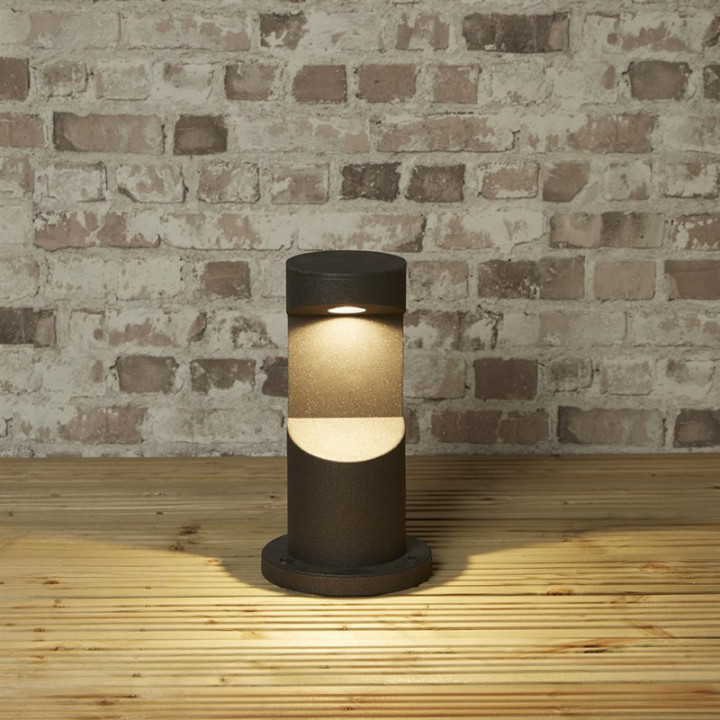 Grosvenor I 30cm Bollard, LED 8W, 3000k, IP65, Graphite