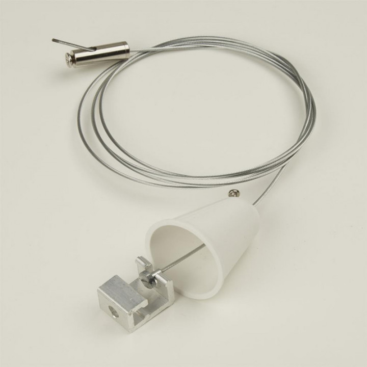 Kit de suspension de piste 3m, blanc