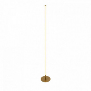 Lampadaire LED Lux & Belle - Métal Or & Opale