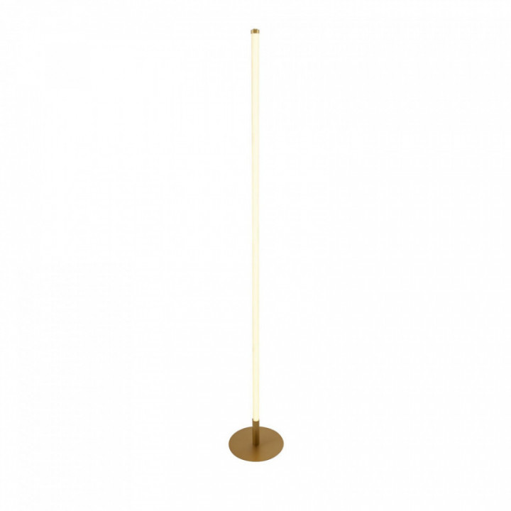Lampadaire LED Lux & Belle - Métal Or & Opale