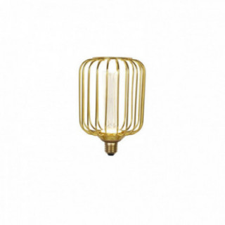 Lampe à tambour - Métal doré