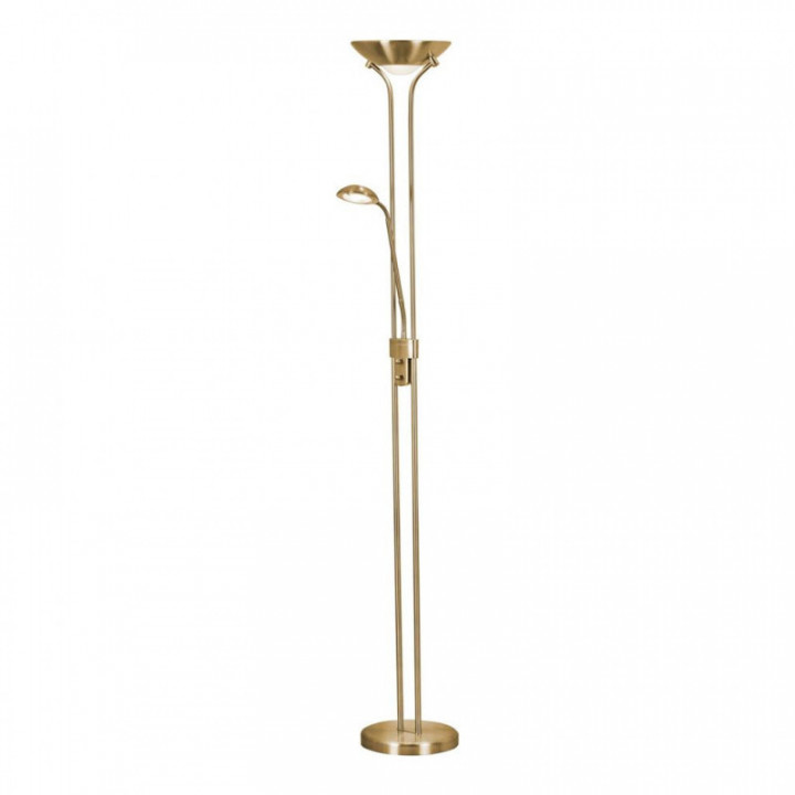 Lampe de pied LED à dimmable Mère et Enfant - Laiton Satiné