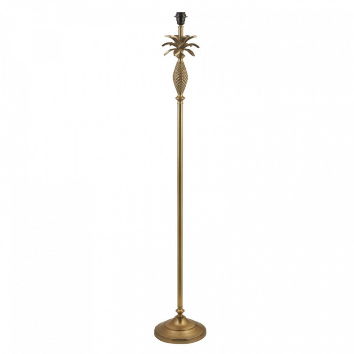 Lampe de pied Lux & Belle Pineapple Abat-jour en laiton anci