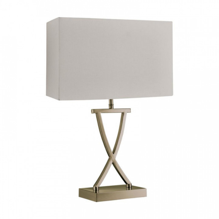 Lampe de table club - Abat-jour en laiton ancien et fausse s