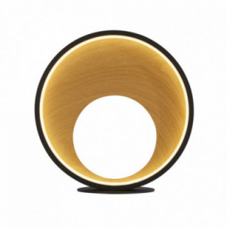 Lampe de table Curio - Métal noir et bois