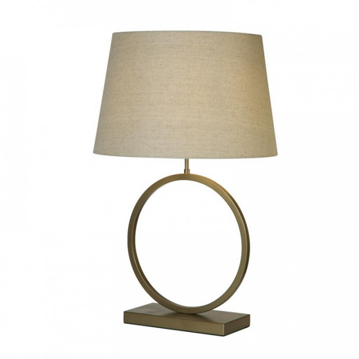 Lampe de table élégante - Bronze avec teint naturel