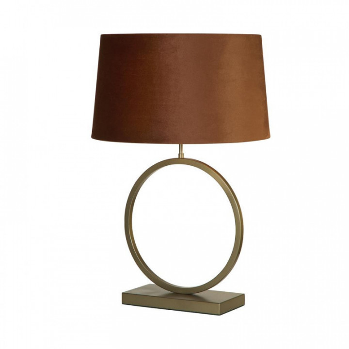 Lampe de table élégante - Bronze en métal avec abat-jour ora