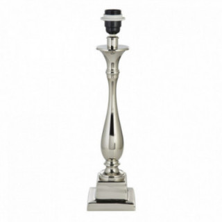 Lampe de table Lux & Belle Candlestick - Abat-jour Chrome &