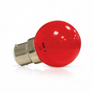 LED 1 W BULB B22 ROUGE BX