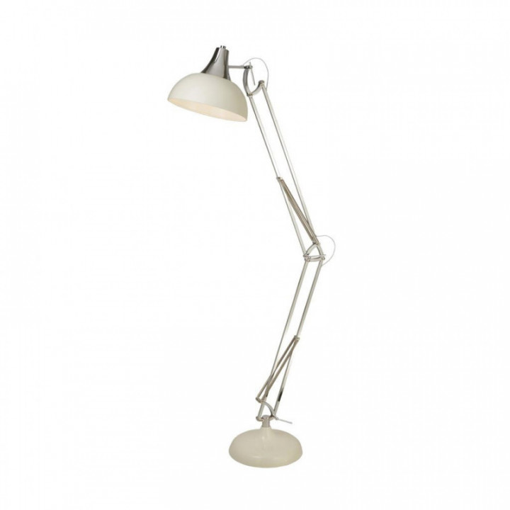 Lampe de tâche Goliath - Chrome & Cream Metal