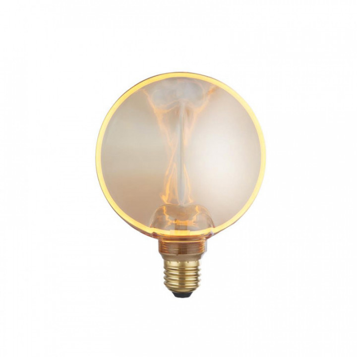 Lampe décorative - Verre ambré, 4W, 1800K, 190Lm