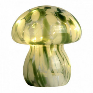 Lampe LED à champignon vert Amelia