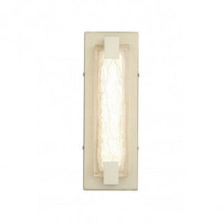 Lampe murale LED Anchor, métal doré avec abat-jour acrylique