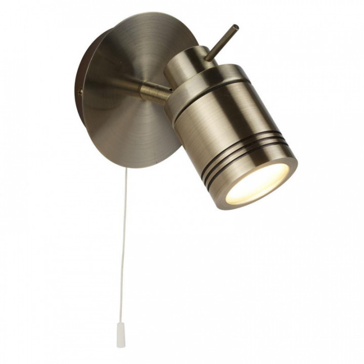 Lampe murale Samson Spotlight - Métal en laiton ancien