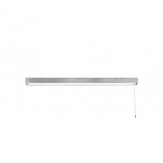 Lampe murale Venti - Chrome poli et polycarbonate givré