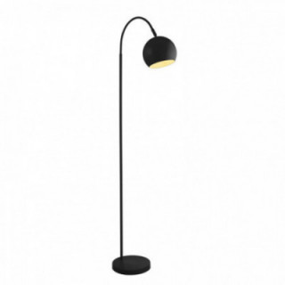 Lampe sur pied Calumn - Métal noir mat