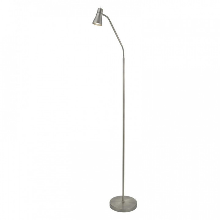 Lampe sur pied Jolly - Satin Silver Metal