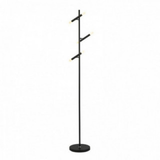 Lampe sur pied LED Wands 3Lt - Métal noir et acrylique