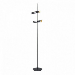 Lampe sur pied Lux & Belle 2Lt - Sable noir et or métal