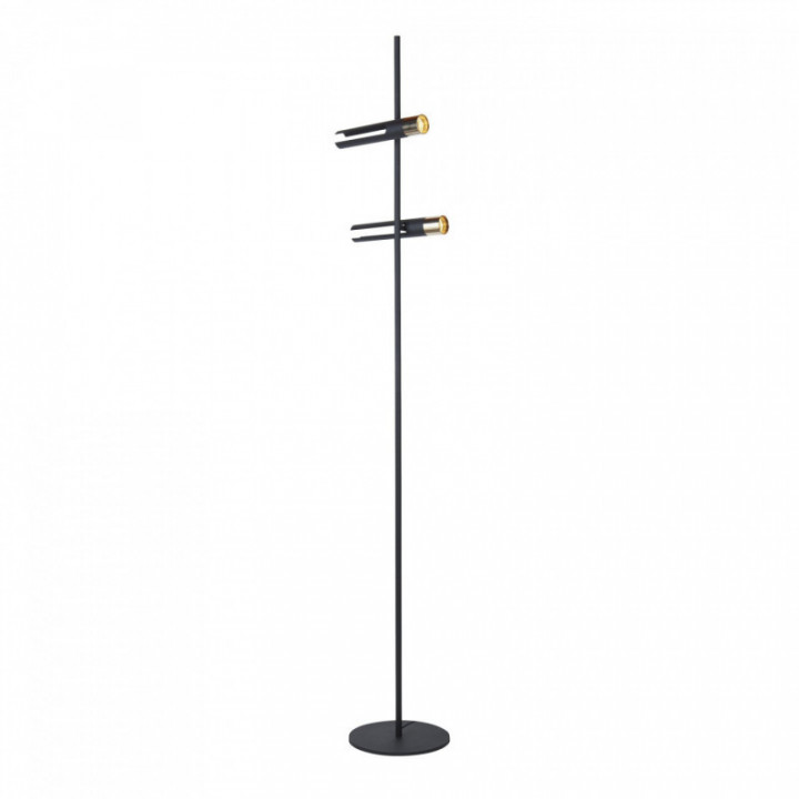 Lampe sur pied Lux & Belle 2Lt - Sable noir et or métal