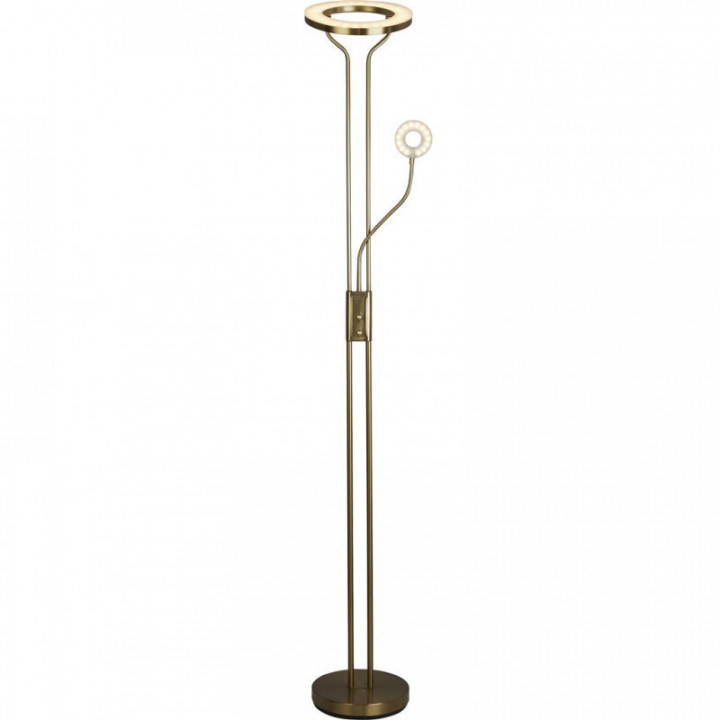 Lampe sur pied Mère et Enfant - Satin Metal en laiton