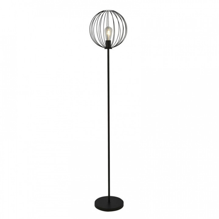 Lampe sur pied Rondo - Métal noir