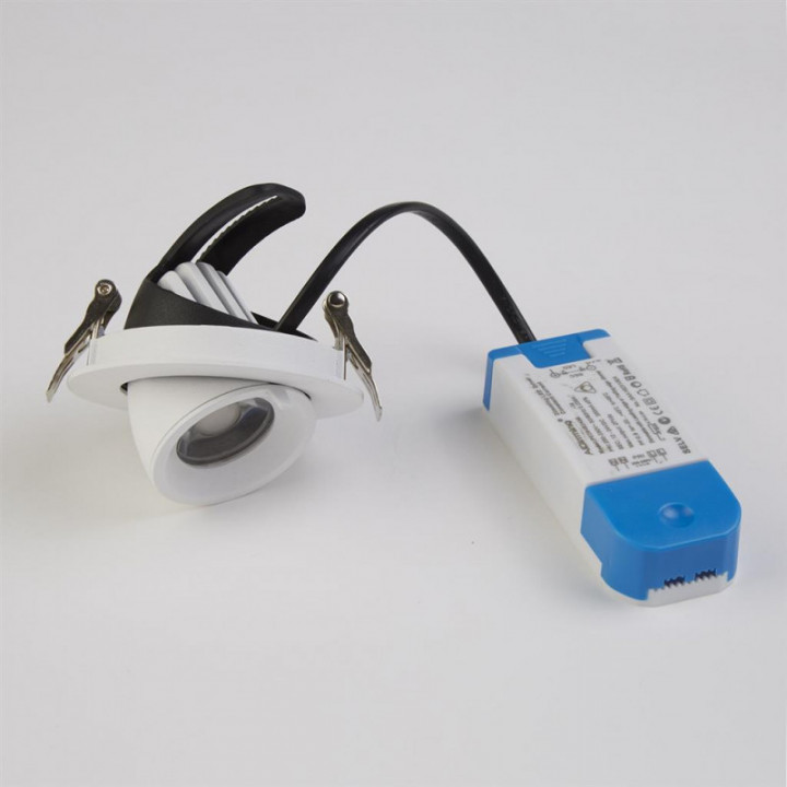 Laveuse murale LED 8W 3000k, Blanc sable