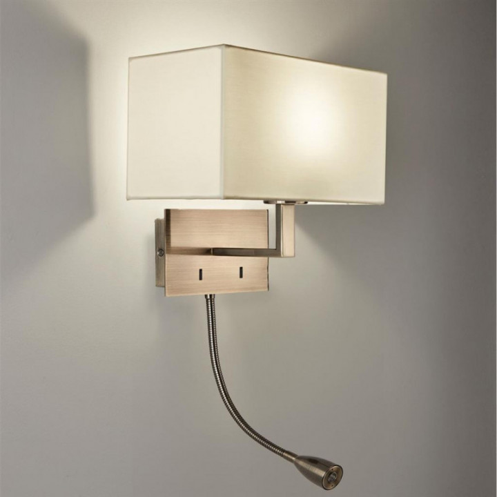 Lecteur Pimlico 2, E27, laiton ancien