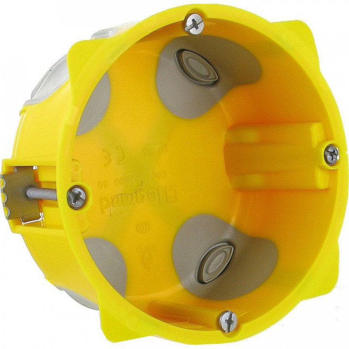 Boîte monoposte ecobatibox pour prise 20a et 32a ø85mm - profondeur 40mm