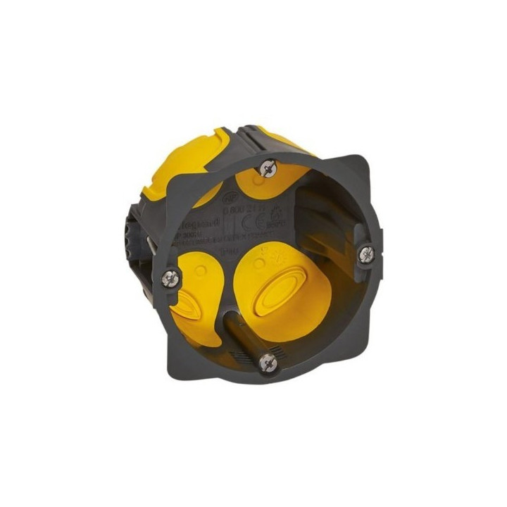 Boîte d'encastrement monoposte Eco Batibox - 1 poste Ø67mm - profondeur 40mm