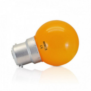 LED 1 W BULB B22 ORANGE BX
