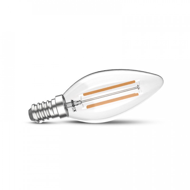 LED FIL COB FLAMME E14 4W