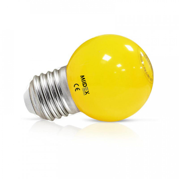 LED 1 W BULB E27 JAUNE