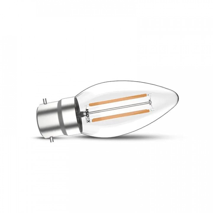 LED FIL COB FLAMME B22 4W
