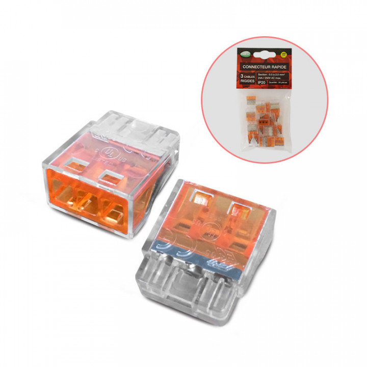 CON RPD 3 FILS RIG POLYB 20PCS