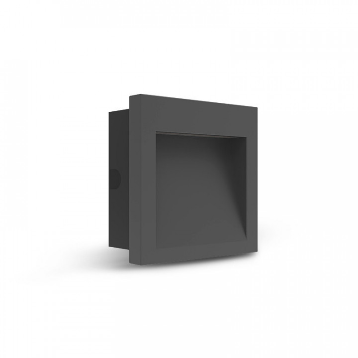 ENCASTRE MUR 3W IP65 90x90MM