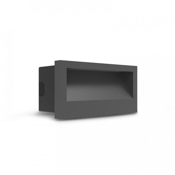 ENCASTRE MUR 3W IP65 140X70MM