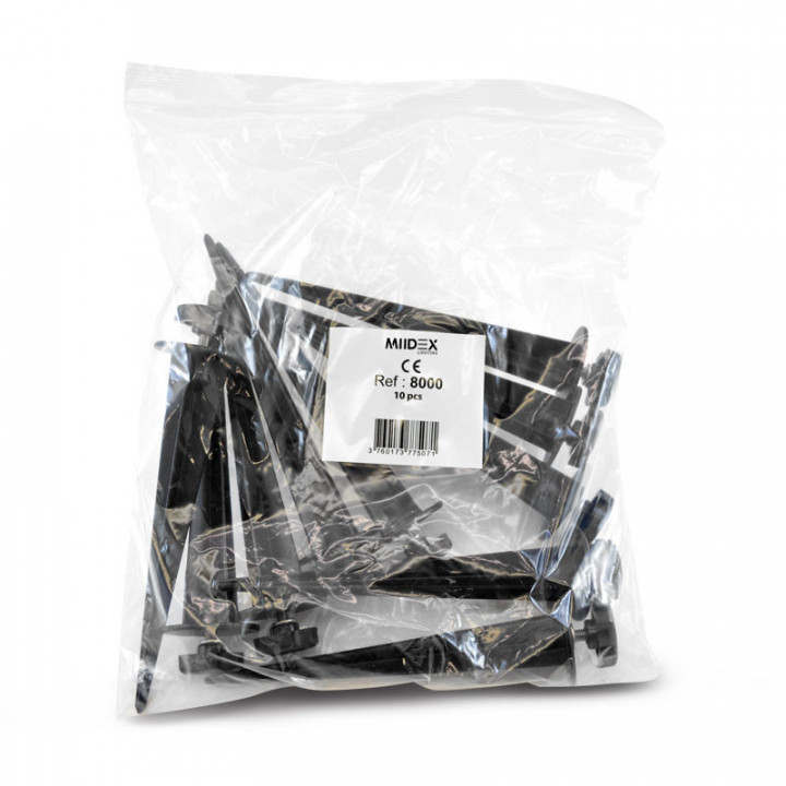 PIQUET  FIX  PROJ ALU NOIR