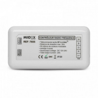 CTRL RF 4 ZONES RGB-BLC 12-24V