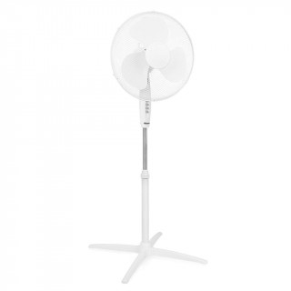 Ventilateur sur pied blanc 45W- H. 125 x l. 66,9 cm