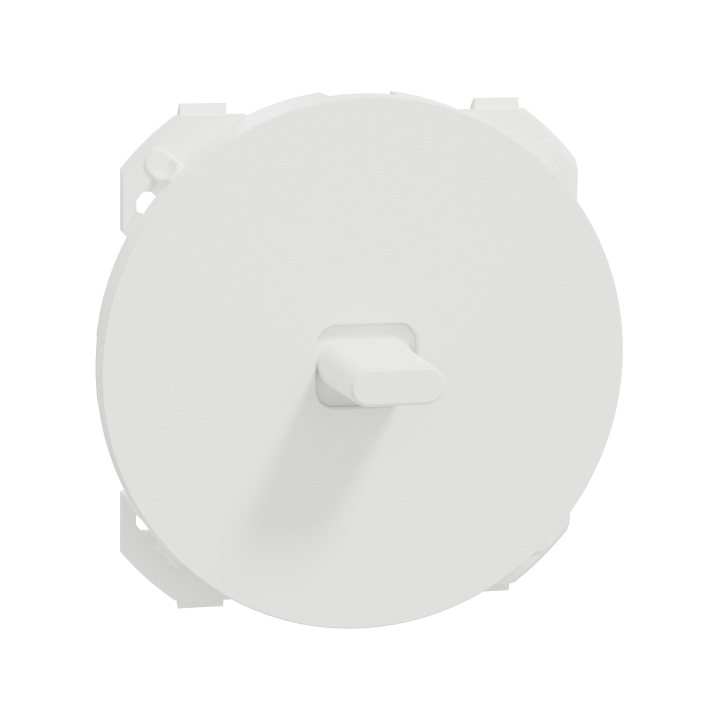 Odace enjo VV ou poussoir à levier blanc
