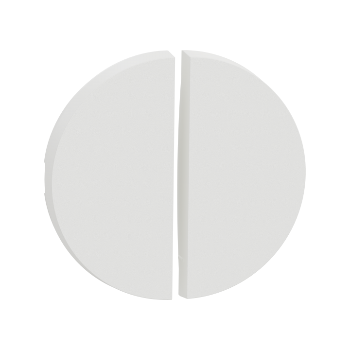 Odace enjo double VV ou poussoir blanc