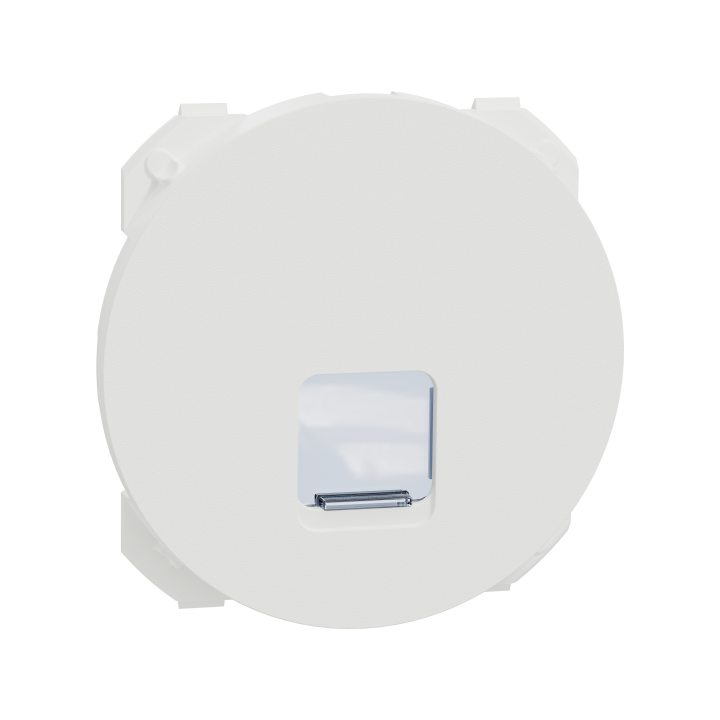 Odace enjoliveur prise RJ45 blanc