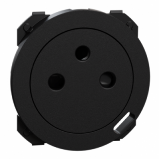 Odace enjoliveur prise et USB-C noir