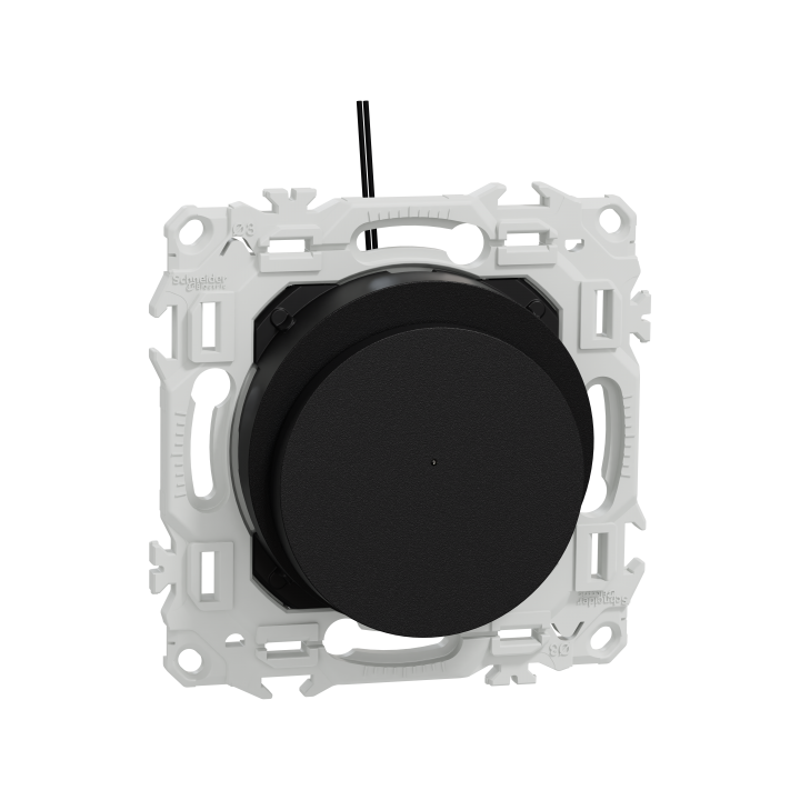 Odace interrupteur à carte 10A LED noir