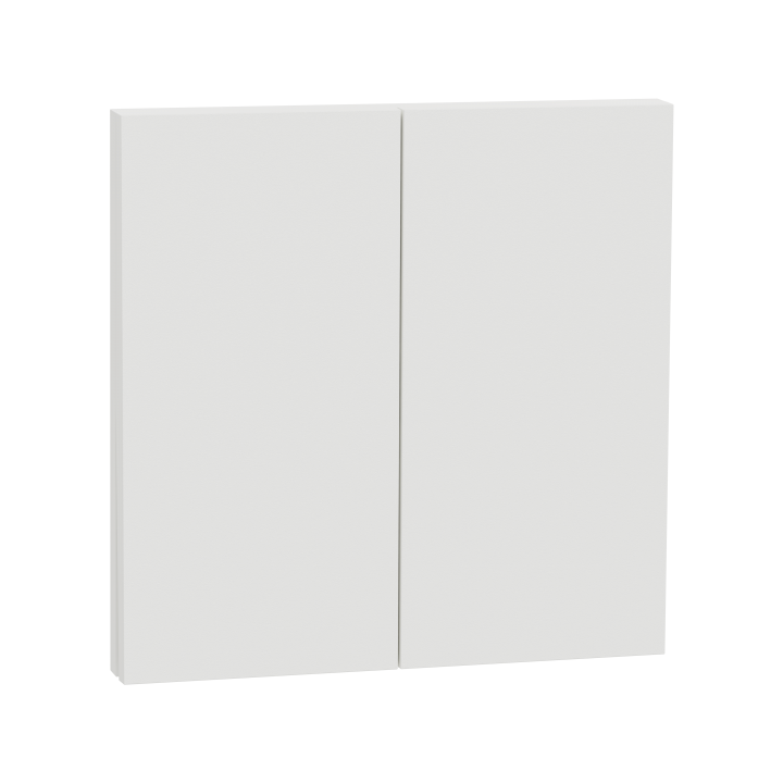 Odace plaque Intégral double blanc